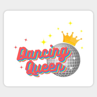 Dancing Queen with Crown Sticker